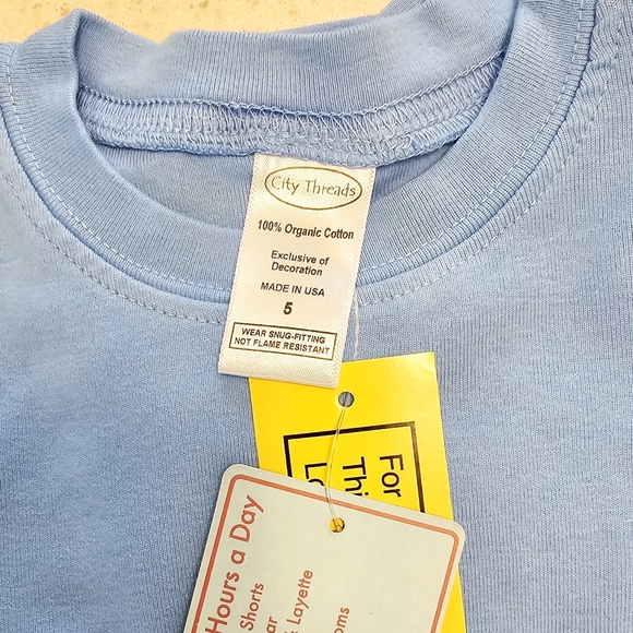 City Threads Boy's 100% Organic cotton Soft & Warm Thermal Long John Set Size 5 - Picture 5 of 7